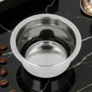 51mm Coffee Filter Basket for Delonghi Espresso, Pressurized Stainless Steel, Reusable & Washable, Compatible with De'longhi Espresso Machines