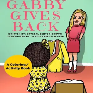 Gabby Gives Back coloring book Soft Cover