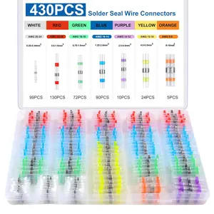430 count Solder Seal Wire Connectors, Durable Heat Shrink  Wire Connectors,  Solder Stick Wire connectors for , Automotive, Marine with Anticorrosion and