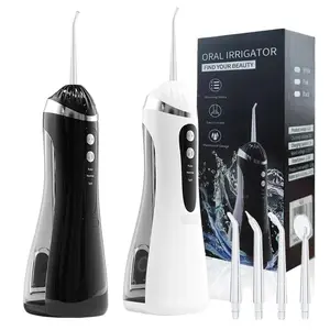 Portable Oral Irrigator, Teeth Whitening Mouth Rinse, Home Travel Use, Multiple Colors Available, Wireless Flosser, 2 Modes, 4 Replaceable Nozzles