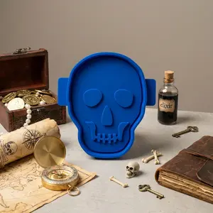 ZaveryCakes Spookie the Skull Halloween Pancake Mold | Official Licensed Silicone Collectible | Non-Stick, BPA-Free, Food-Grade | Make Breakfast, Pancakes, Cookies, Eggs, Pizza & More | Perfect Holiday Gift or Stocking Stuffer for Fans, Kids & Adults!