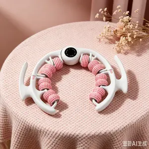 【14-Wheel Full-Body Massage】Leg & Thigh Massager Roller, Muscle Relaxation & Lymphatic Drainage Tool, Perfect for Post-Workout Recovery & Slimming