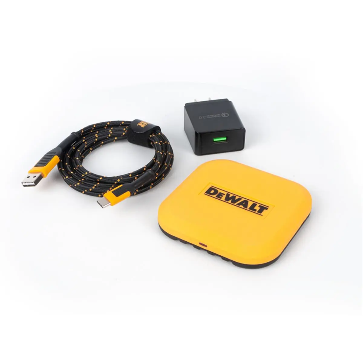 Dewalt 3003450 Black & Yellow Fast Wireless Charging Pad for Smartphones