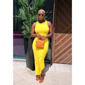 Sunflower Gal Ruched Maxi Dress