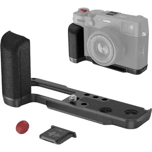 X100VI / X100V Handgrip L-Shape Grip with Quick Release Plate for Arca, Lightweight  Side Handle, Shutter Button and Hot Shoe Cover for  X100VI / X100V Cameras (Black) - 4556