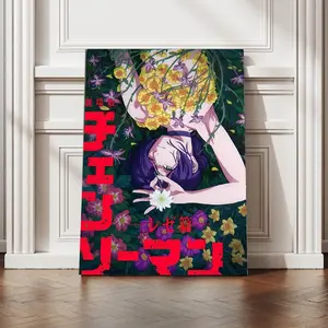 Chainsaw Man – The Movie Reze Arc Movie Poster bedroom canvas posters Canvas Painting, hall wall art, bathroom canvas posters, home poster decoration Kitchen Paintings Ornaments Artistic