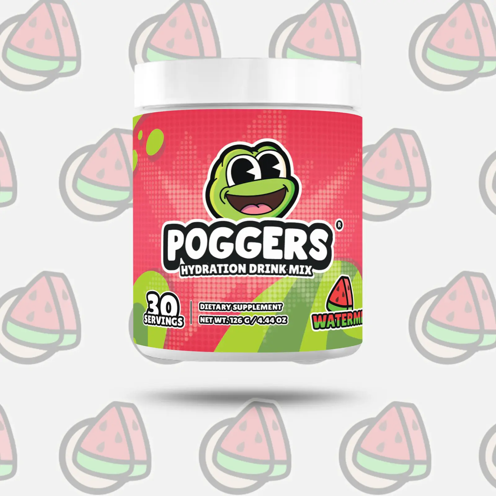 POGGERS Hydration Drink Mix - 30 Servings, Caffeine-Free, Natural Ingredients, Vitamin A-E, Calcium, Magnesium, Potassium, Sodium, Coconut Water Powder, Electrolyte & Vitamin Supplement - Beverage