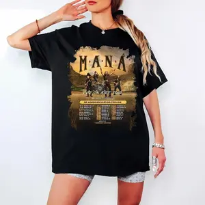 Mana Band Vivir Sin Aire Tour 2026 Fan Gifts Two Sides Classic T-Shirt