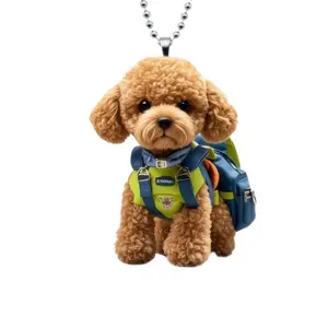 Fashion Boutique Teddy Keychain, Gender-Neutral Keychains for Daily Accessory Use