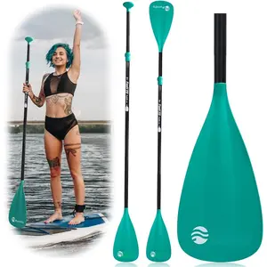 SUP Paddle, Stand Up Paddle Board Paddle Lightweight Adjustable 4- Aluminium Kayak Paddles,  Lock Design Floating Alloy Shaft Paddle for Paddle Board