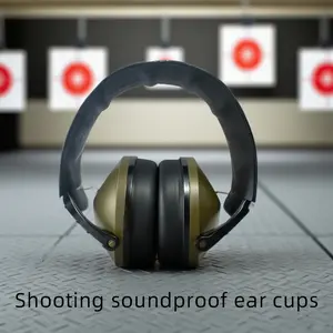 Noise Cancelling Ear Muffs for Shooting, Outdoor Sports, Electronic Learning, Work & Sleep Protection, Comfortable Hearing Protection