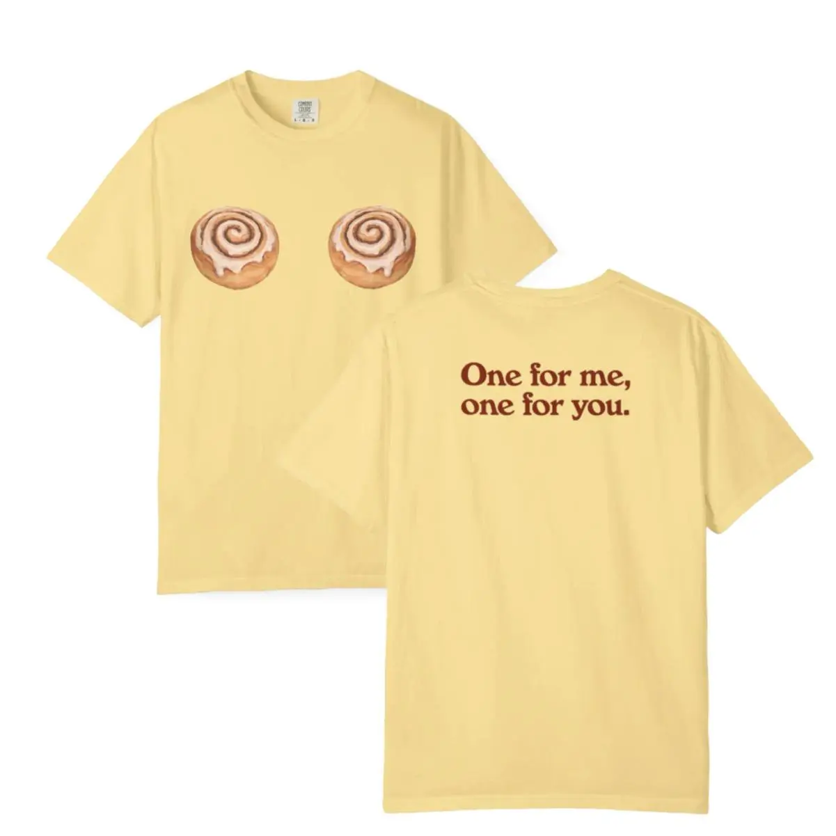 [Original Quality] Cinnamon Roll 2 sides HS T-Shirt Sweatshirt Versatile Hoodie Sweatshirt for Men & Women