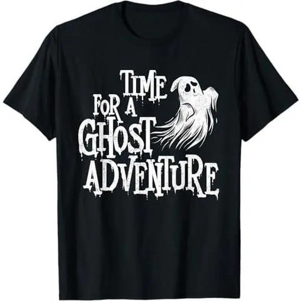 Time For A Ghost Adventure - Paranormal Researcher Halloween T-Shirt