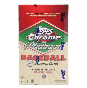2025 Topps Chrome Platinum MLB Baseball Hobby Box