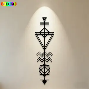1pc Tribal Pattern Metal Wall Art,Tribal Pattern Statue Mural, Ideal Gift for New Year, Christmas, Tribal Decor Enthusiasts, Weather-Resistant Metal Wall Decor Wall Sculptures, Perfect for Outdoor Wall & Garden Fence, Unique Tribal Art Decor