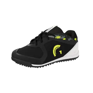 Bolt Youth Low Top Turf Baseball and Softball Shoes (Black/Volt)