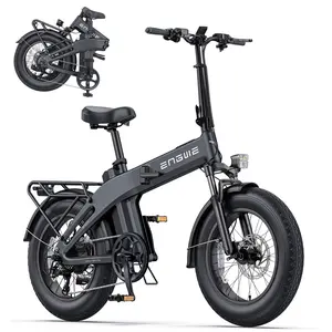 ENGWE EP-2 3.0 Folding Electric Bike | 75+ Miles Long Range, 75Nm High Torque Motor, Hydraulic Disc Brakes, 20×4.0 Fat Tires, IP64 Waterproof & Smart APP Control | Foldable Design for Urban Commute and Outdoor Adventure