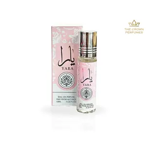 Lattafa Yara Roll-On Perfume Oil 0.34 fl oz (10ml) By Lattafa Perfumes – Long Lasting Vanilla Fragrance for Women Floral Jasmine Scented