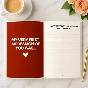 This Is Why You're Mine Notebook, A5 Hardcover Couple Guided Journal, Daily Relationship Diary, Sweet Love Memory Book, Unique Romantic Gift for Partners