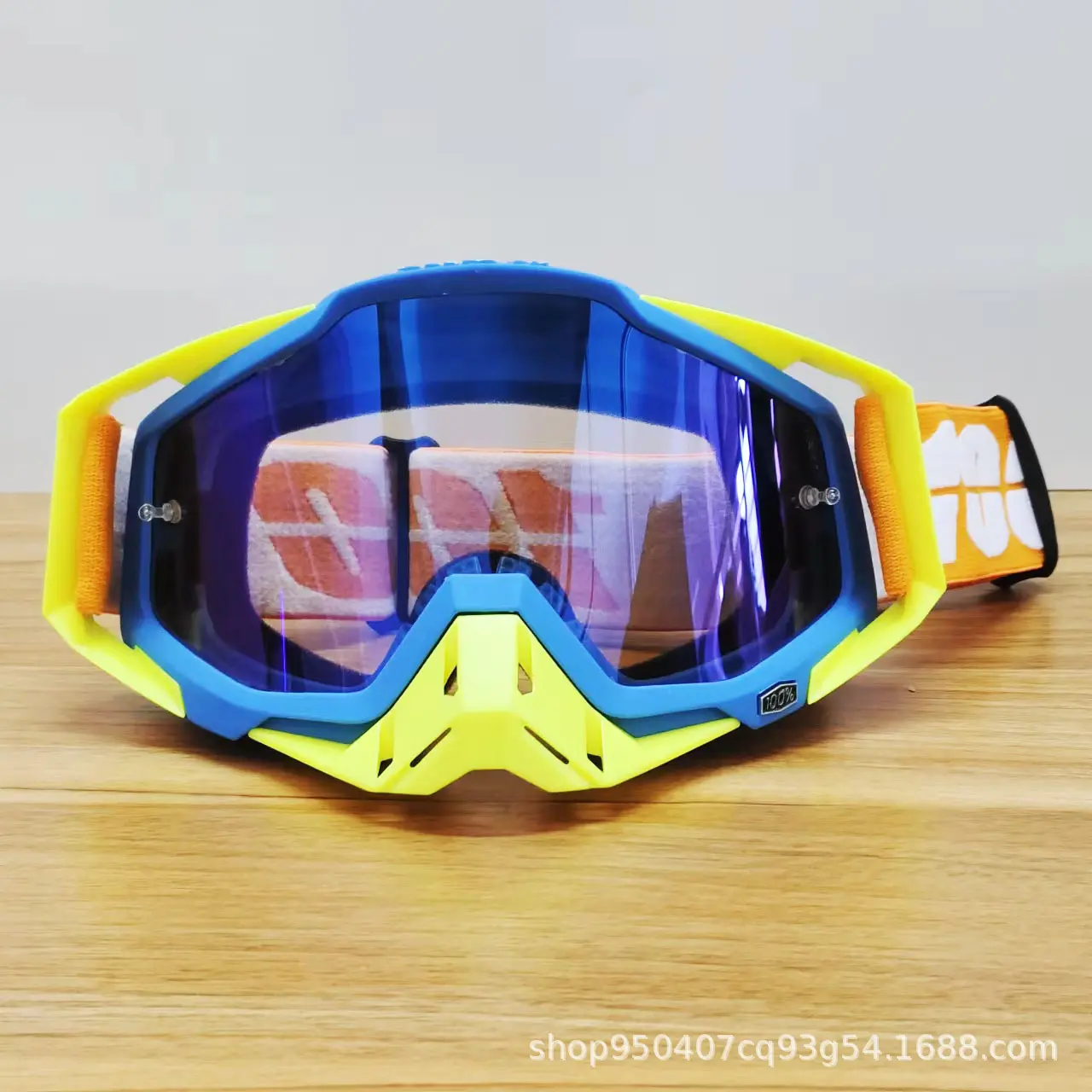 51 Blue Frame Yellow Nose   Blue Film