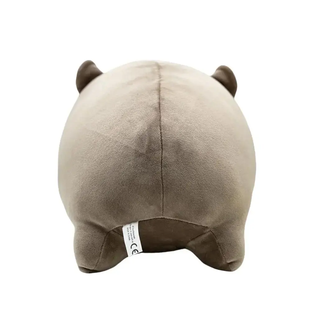 1pc Moo Deng Cute Cartoon Hippo Short Plush Toy - Soft Cushion, Unisex Picture Collectible Figurine, Home Decor Statue, Christmas Gift for Over 1 Year Old Home Supplies, Cute Collectibles