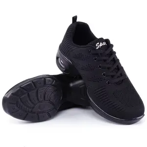 Women's Split Sole Dance Sneakers - Lightweight & Flexible with Air Cushion for Jazz, Ballet & Training, Non-Slip Breathable Design
