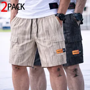 Streetwear Cargo Shorts Cityboy Gorpcore Aesthetic Oversized Baggy Short Pants High Street Hip Hop Loose Half Pants Tactical Utility Workwear Casual Outdoor Hiking Running Sports Beach Shorts Men Fashion Cargo Pocket Wide Leg Bottoms Urban Style Trunks