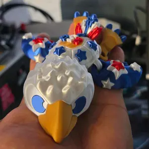 250th Birthday Bald Eagle Fidget Toy, Tactile Stress Relief Fidgeting Item, Anxiety Relief Products for Stress Toys