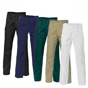 DNC Workwear Mens Cotton Drill Work Pants Comfortable Heavyweight Work 3311