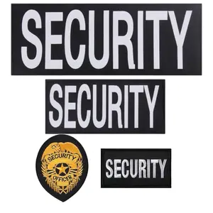 Rothco Security Patch & Iron-On Badge Set with Operator Cap Patch Hook Back High Visibility Durable Polyester Cotton Material ISO Certified for Security Professionals