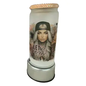 That Girl Frosted glass libby cup 16oz