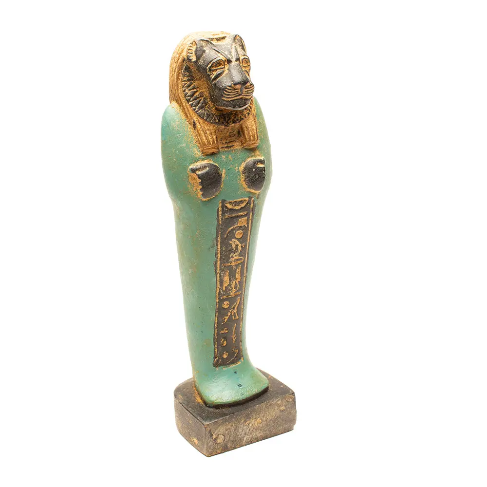 Egyptian Goddess Sekhmet Statue Colorful - Made in Egypt