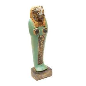 Egyptian Goddess Sekhmet Statue Colorful - Made in Egypt