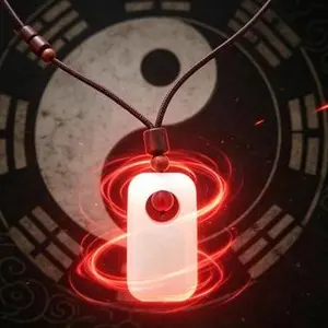 Five Elements Generate White Jade Career Pendant, Red Agate Supplement Fire Boost Official Luck, Workplace Promotion Metaphysics Necklace