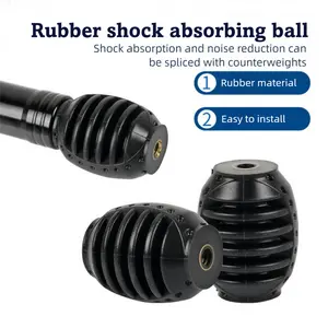 Carbon Fiber Bow Stabilizer V‑Bar with Damping Balls – for Recurve Olympic Archery, Competition & Outdoor