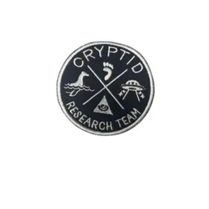 Cryptid Research Team Sci Fi Iron On Patch 4 inch - Perfect for Fans of Science Fiction