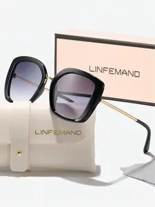 Unisex Vintage Cat Eye Frame Sunglasses, Trendy Casual Fashionable Frames Lightweight Durable Sunglasses for Everyday Use, Fashion Accessories for Outdoor Activities, Classic Shades