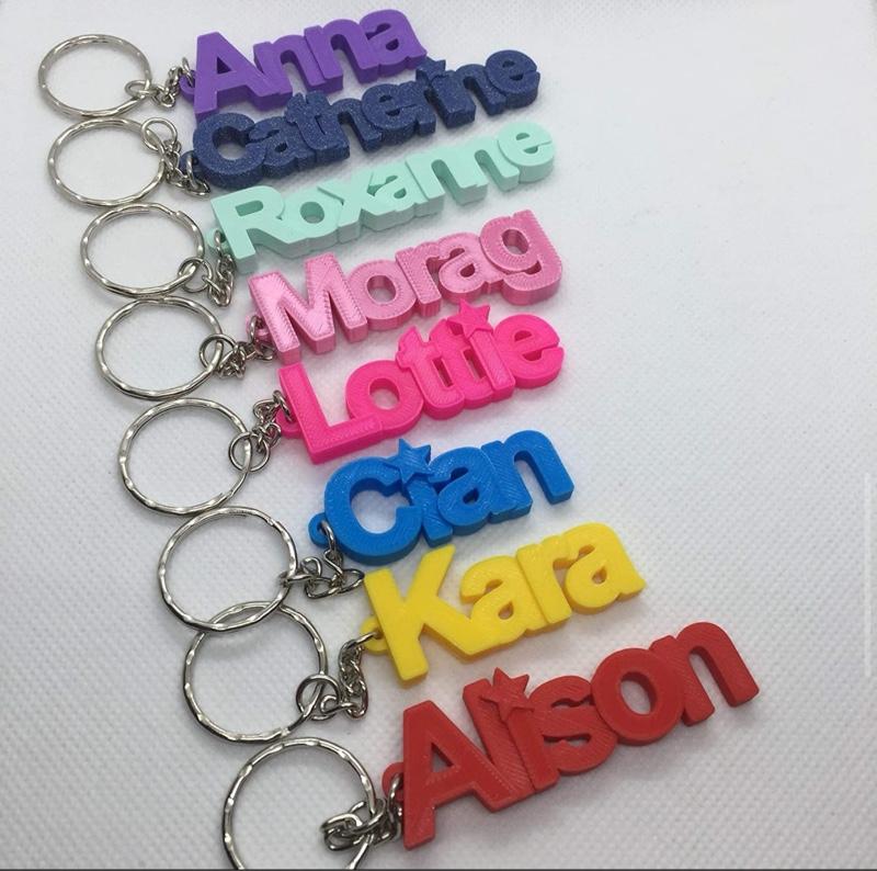 Custom Name Keychain