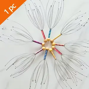 1pc Octopus Head Massager, 12-Claw Scalp Massager Tool for Relaxation and Stress, Funny Gifts Gadget, Soul Extractor, Head Scratcher, Tension for Men Women