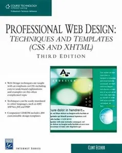 USED-Professional Web Design: Techniques and Templates (CSS & XHTML) by Clint Eccher (Paperback)