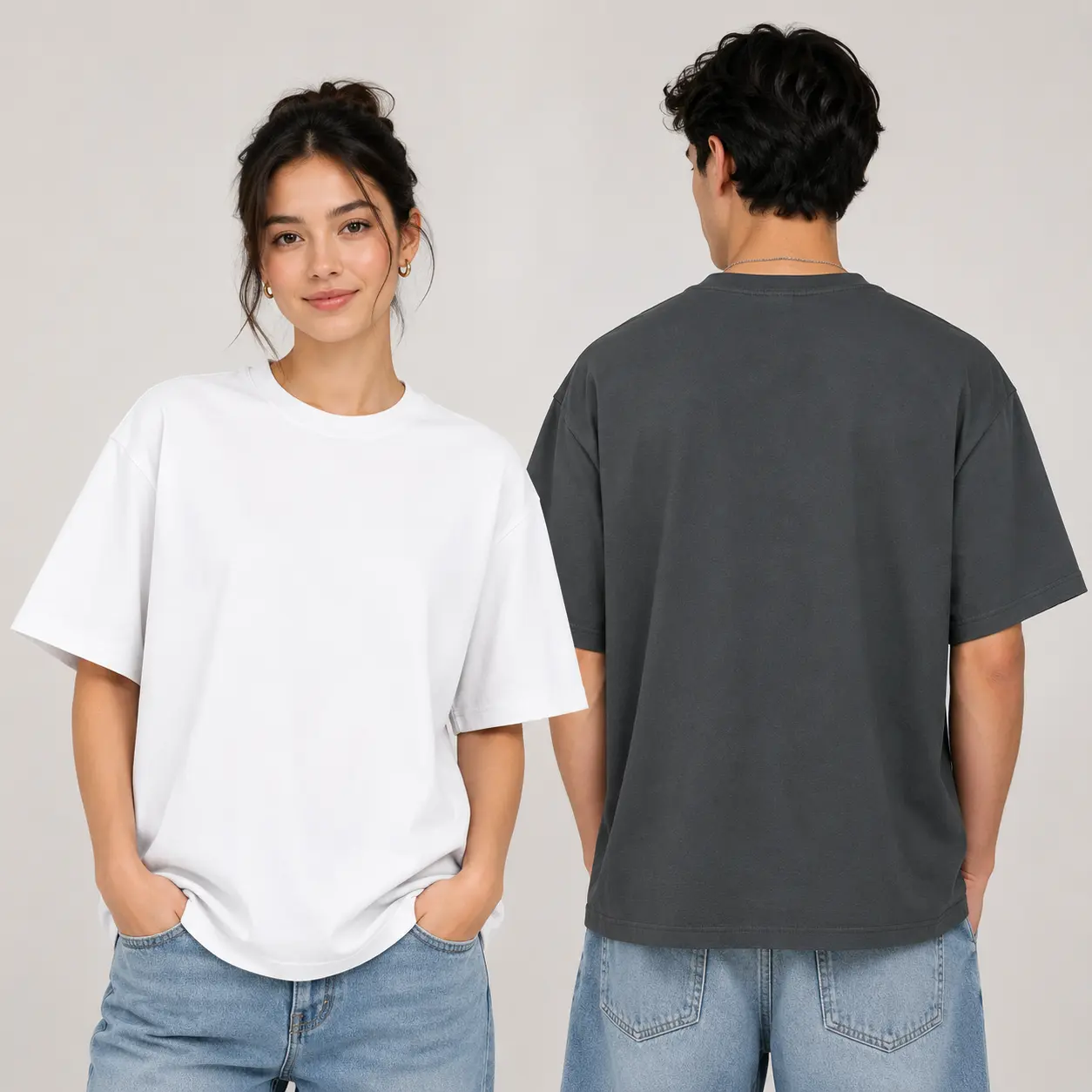 Men's Crew Neck Short Sleeve T-Shirt - Multi-Pack Options (1, 2, 3 Units) - Trendy Casual Plain Tee Basic Breathable Menswear Top