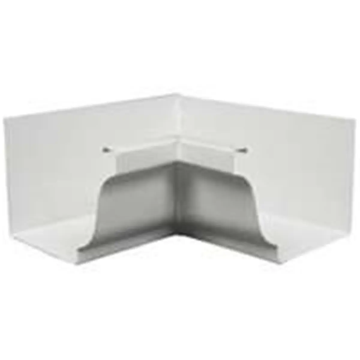 Amerimax Home Products 27201 Aluminum Gutter Inside Mitre White - 5 In.