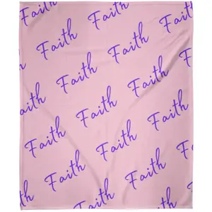 Faith Arctic Fleece Blanket 50x60