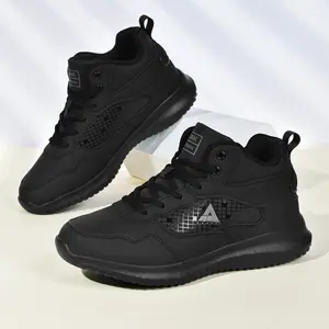 Men's Leather Non Slip Food ServiceShoes, Water & Oil Resistant, Comfortable, B reathable,Lightweight Slip Resistant Shoes for Men, for Kitchen,Restaurant, Slip-on Chef Walking stylish Shoes
