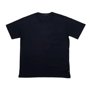 Louis Vuitton Signature 3D Pocket Monogram Short Sleeve Tee Shirt Navy