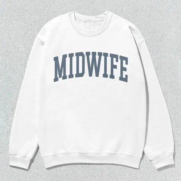 Slogan Print Preppy Sweatshirt, Casual Unisex Cut Pullover Tops with Long Sleeves, Round Neck Clothes, All Seasons, Unisex Fit, Crew Neck