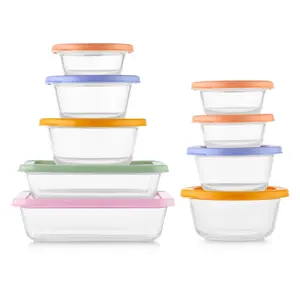 Ello Everyday 18pc Glass Mixed Food Storage Container Set