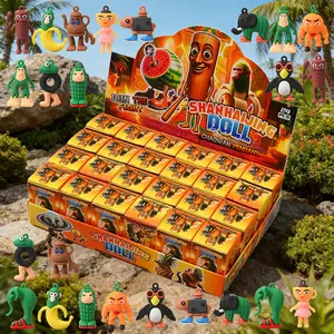 24pcs Italian Brain Blind Box Gift Set, Surprise Party Gifts, Variety Box, Random Keychains, Pendants, Versatile Bag Hooks, Perfect for New Year, Easter, Valentine's Day