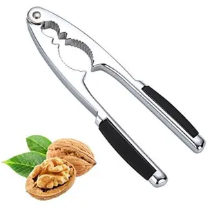 Walnut Cracker Heavy Duty Shell Cracker Seafood Pecan Opener Tool with Non-Slip Handle (for all nuts)
