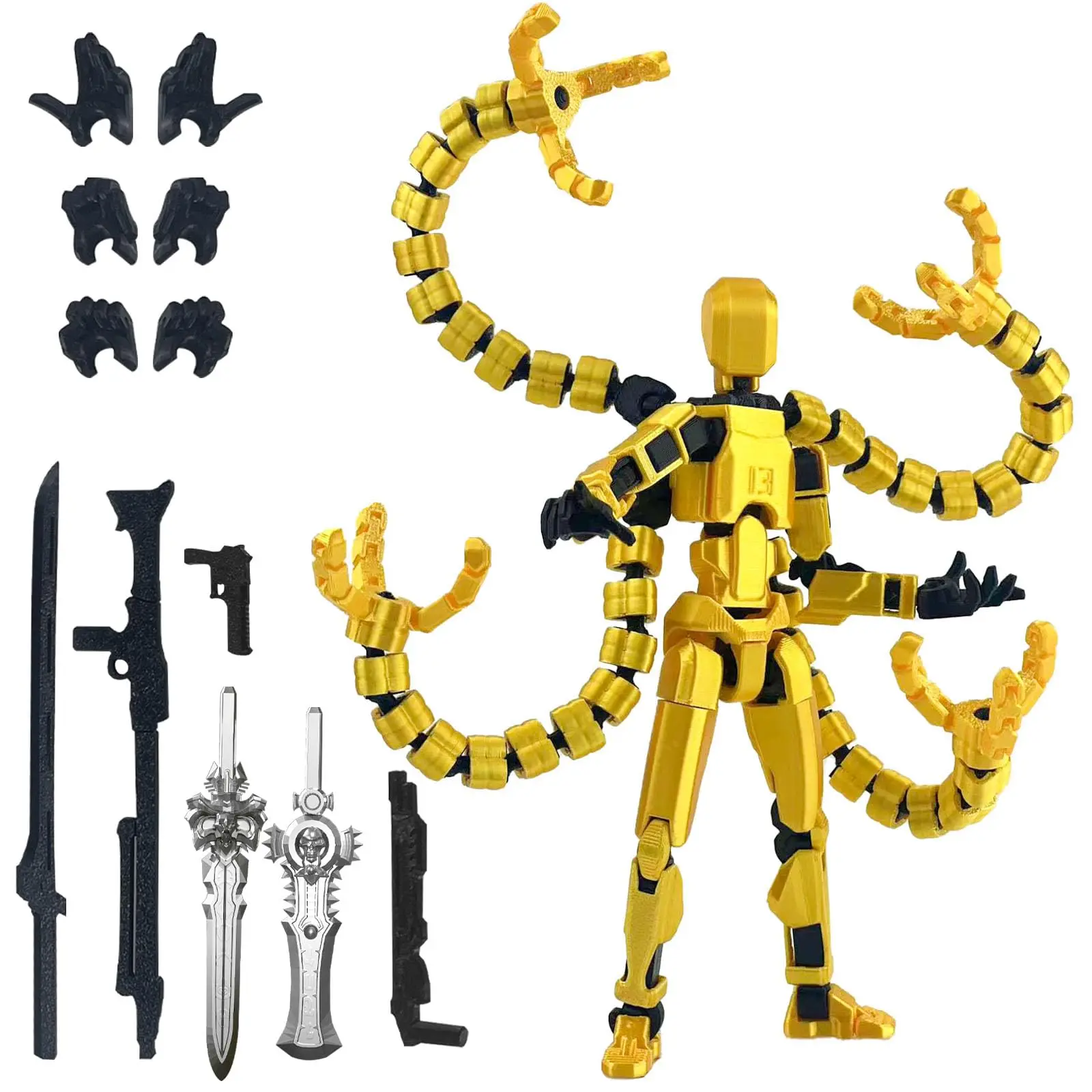 Mystery Blind Box (3 pieces) Assembled T13 Action Figure
